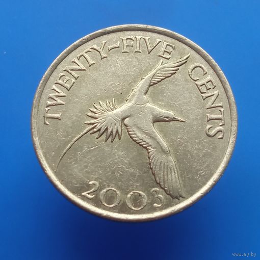 Бермуды 25 центов 2003