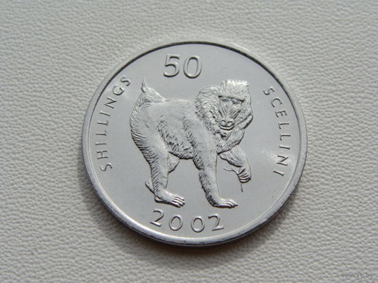 Сомали. 50 шиллингов 2002 год  KM#111  "Мадрил"