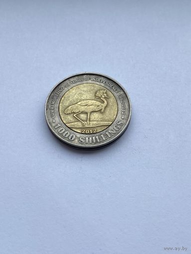 1000 шиллингов 2012 г., Уганда