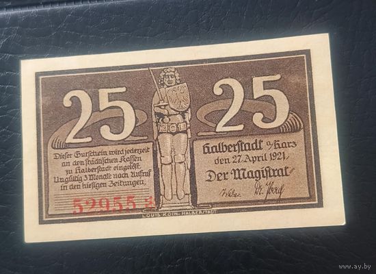 Нотгельд 25 пфеннигов