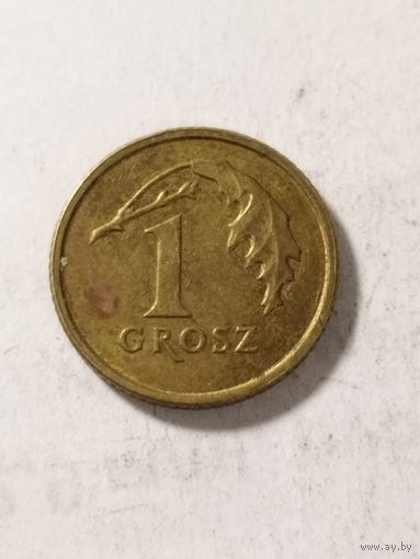 Польша 1 грош 2017