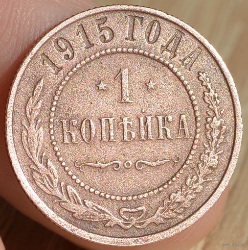 Россия, 1 копейка 1915 год (Н II), Биткин #262 (2)