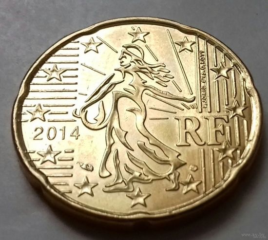 20 евроцентов, Франция 2014 г., UNC