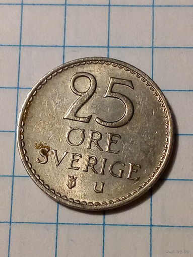 25 эре Швеция 1964 год