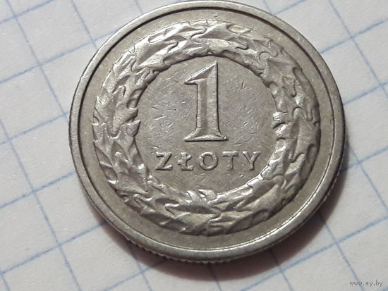 Польша 1 злотый 1991