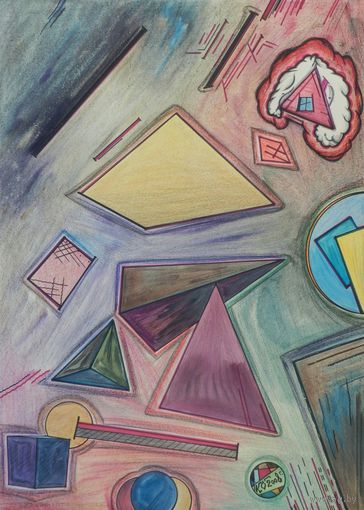 Пастельные тона, смешанная техника,  2008, Котов Олег