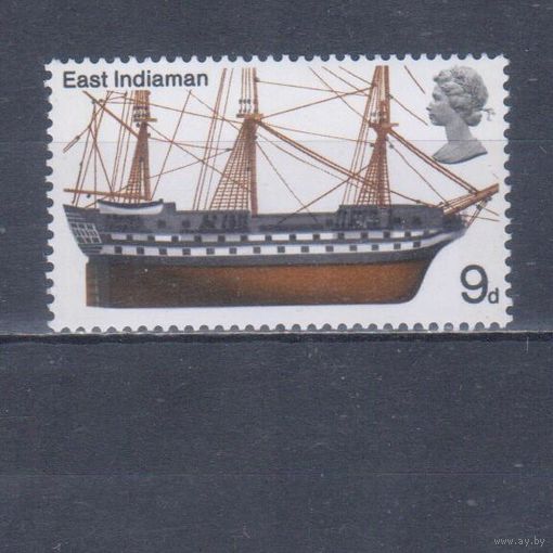 [1112] Великобритания 1969. Корабли.Парусники. MNH 2