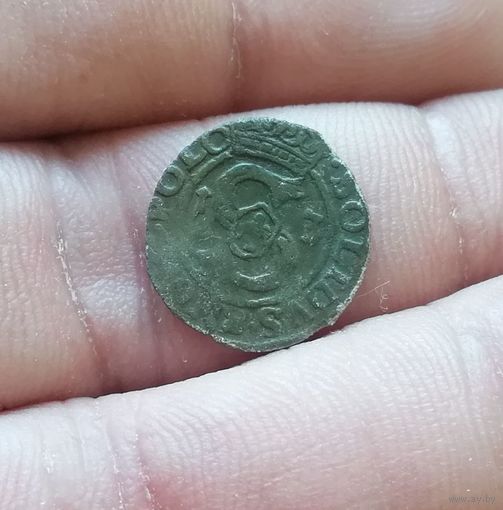 Шеляг солид 1613 г орел редкий