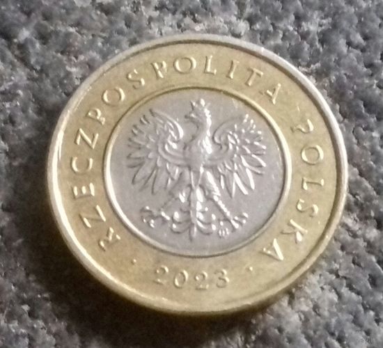 2 злотых, Польша 2023 г.