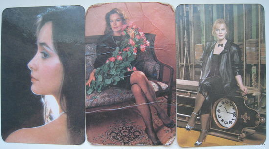 Календарь 1989-1990 г. Артисты. Киноцентр. Цена за 1 шт.