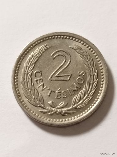 Уругвай 2 сентезима 1953