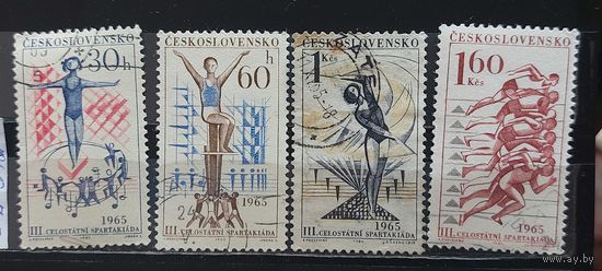 РАСПРОДАЖА ЧЕХОСЛОВАКИЯ 1965г. Полная серия. Гаш.