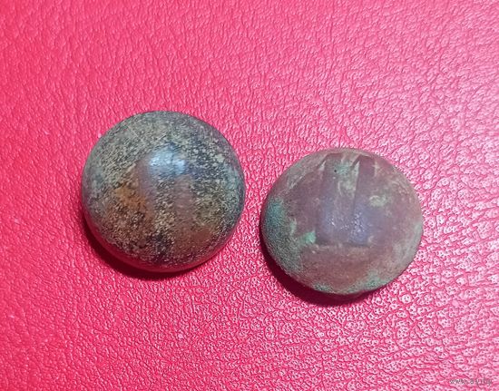 Пуговицы,Гусары,11 полк,полусфера,2шт