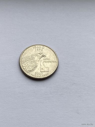 25 центов 2007 г. Айдахо, США