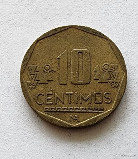 Перу 10 сентимо, 2013