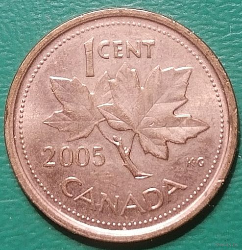 1 цент Канада 2005 год