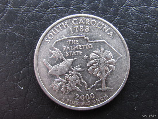 1\4 доллара,2000 Южная Каролина. США.