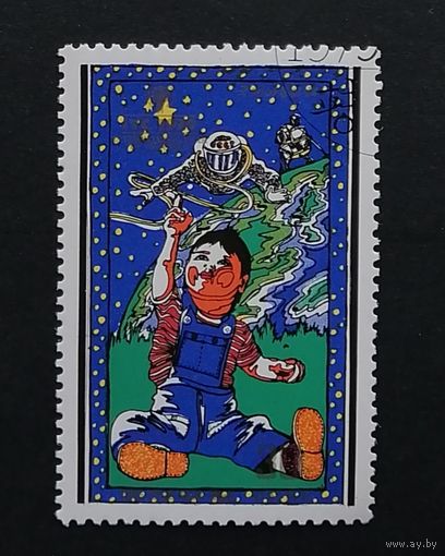 Марка КОРЕЯ/КНДР космос