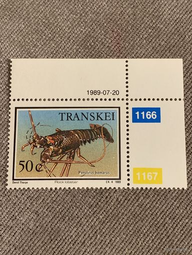 Transkei 1989. Скальный лобстер