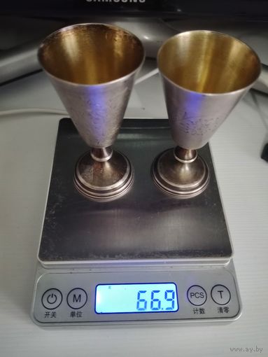 Стопки серебряные