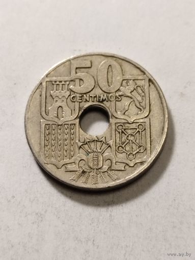 Испания 50 сентим 1949