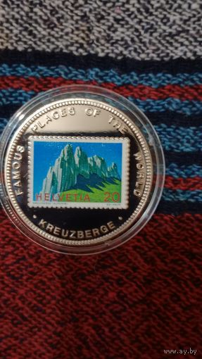 Уганда 1000 шиллингов 1996 горы Швейцарии