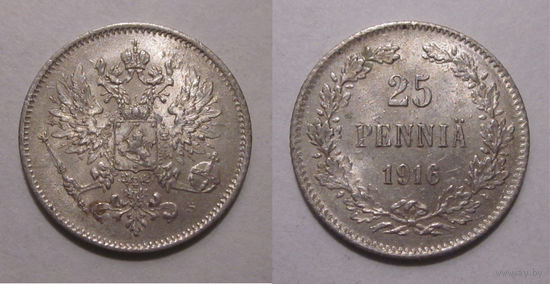 25 пенни 1916 aUNC