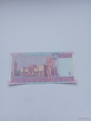 ЛИТВА 20 лит 2007 год