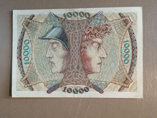 Германия, 10000 марок, 1923 год, Мангейм (Mannheim)