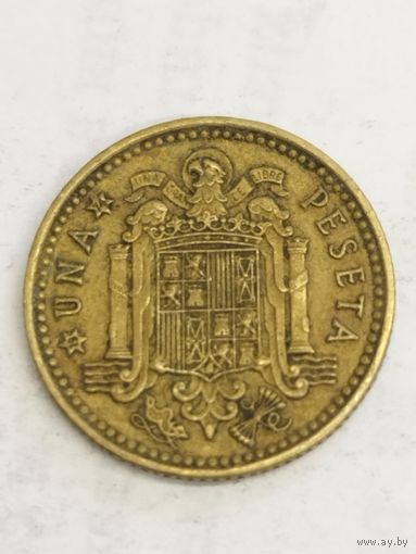 Испания 1 песета 1966(74)