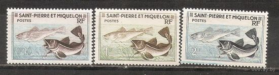 ФФ1 Сент-Пьер и Микелон 1957 Рыбы