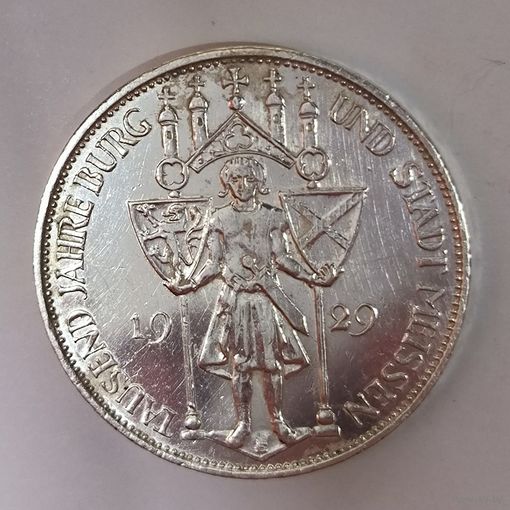 3 марки 1929 Мэйсен - Веймарская республика