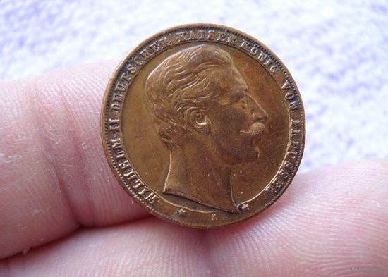 Германия. Жетон, медаль. "Kaiserpalais Berlin". 1888-1900 г.