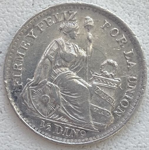 Перу 1/2 динеро 1912 г.