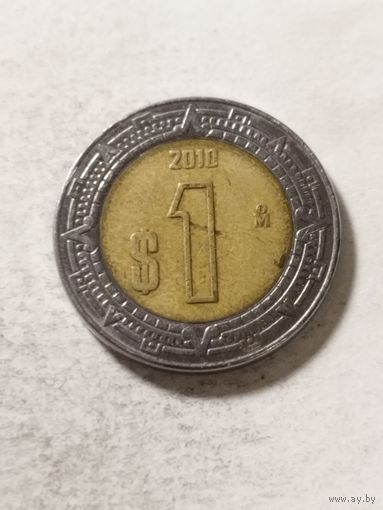 Мексика 1 песо 2010