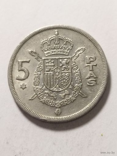 Испания 5 песет 1975(76)