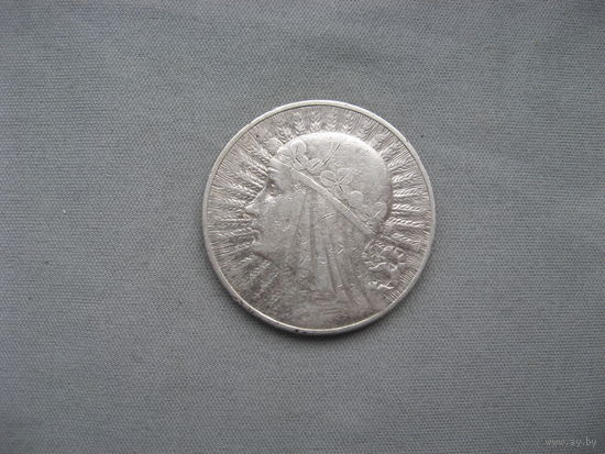 Польша 10 злотых Голова Женщины (Ядвига) 1933 год от 1 рубля без минимальной цены