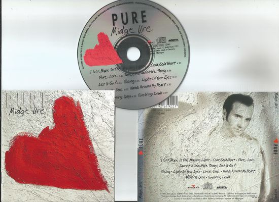 MIDGE URE (ex-ULTRAVOX) - Pure (GERMANY аудио CD 1991)