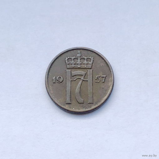 2 эре 1957 Норвегия