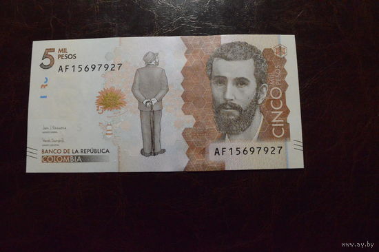 Колумбия 5000 песо образца 2018 года UNC p459