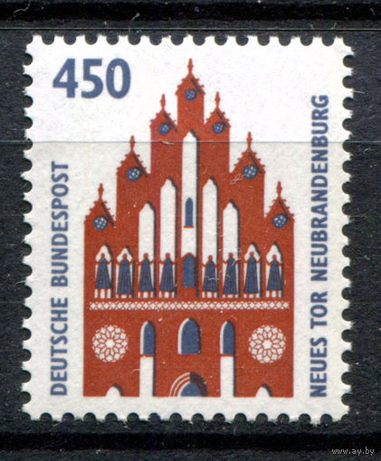 Германия - 1992г. - Стандарты. Достопримечательности - полная серия, MNH [Mi 1623] - 1 марка
