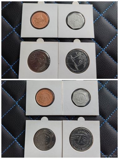Распродажа !!! Мадагаскар 4 монеты (5, 10, 20, 50 ариари) 1996-2005 гг. UNC