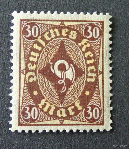 Германия 1922 Mi.208w MNH