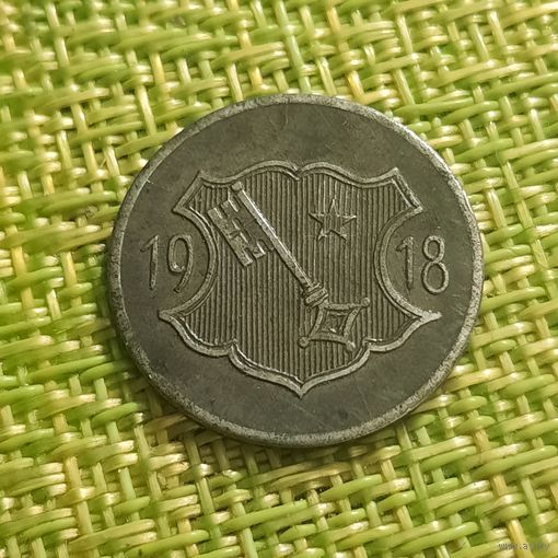 Нотгельды Вормс 10 пфеннигов 1918 г. (Fe)