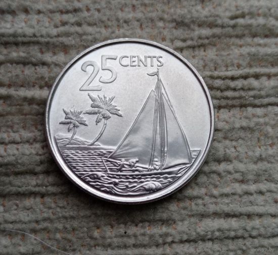 Werty71 Багамы Багамские острова 25 центов 2007 Корабль Рыба