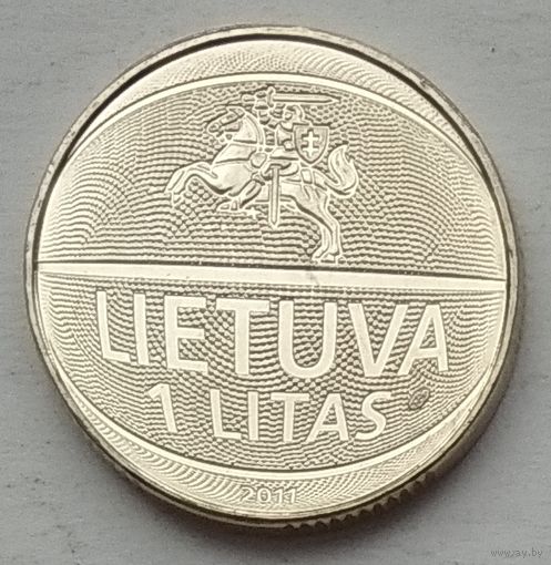 Литва 1 лит 2011 г. Чемпионат Европы по баскетболу