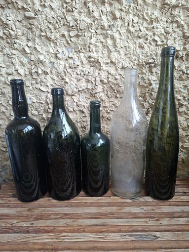 Бутылки из-под вина ПМВ. Германия. Австрия. С рубля