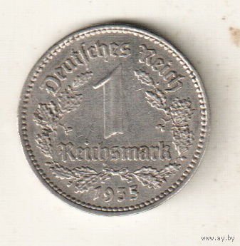 Германия 1 рейхсмарка 1935 A