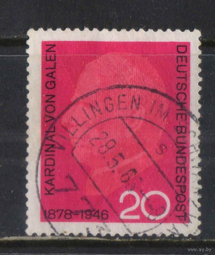 Германия ФРГ 1966 20 летие смерти кардинала Августа графа Галена #505