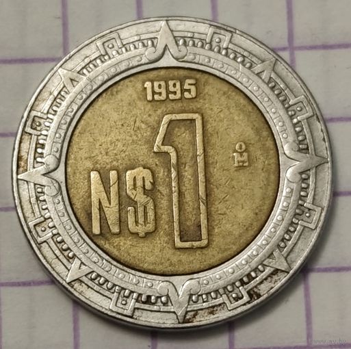 Мексика 1 новый песо, 1995 (1-2-25)